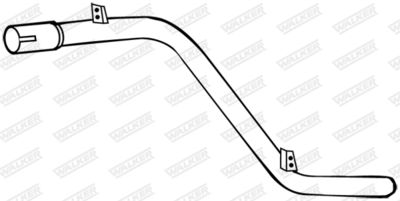 Exhaust Pipe WALKER 14133