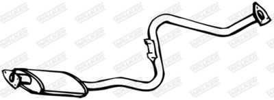 Centre Muffler WALKER 14146