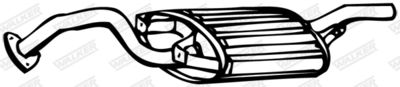 Rear Muffler WALKER 14147