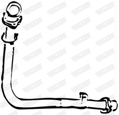Exhaust Pipe WALKER 14244