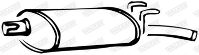 Rear Muffler WALKER 14250