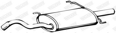 Rear Muffler WALKER 14341