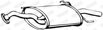 Rear Muffler WALKER 14352