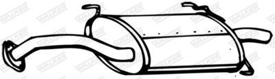 Rear Muffler WALKER 14373