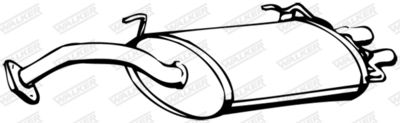 Rear Muffler WALKER 14377