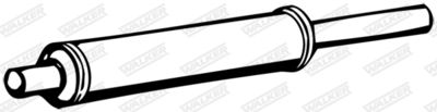 Front Muffler WALKER 14442