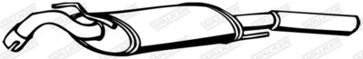 Rear Muffler WALKER 14446