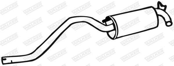 WALKER 14474 Rear Muffler