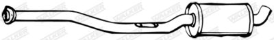 Centre Muffler WALKER 14503