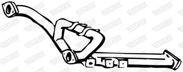 WALKER 14508 Exhaust Pipe