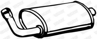 Rear Muffler WALKER 14511