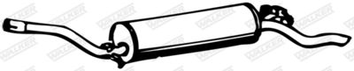 Rear Muffler WALKER 14522