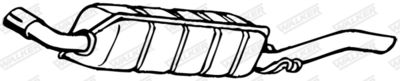 Rear Muffler WALKER 14543