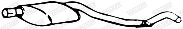WALKER 14555 Centre Muffler