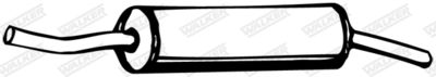 Rear Muffler WALKER 14567