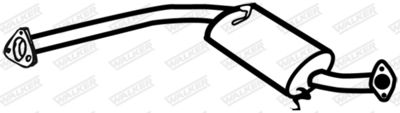 Centre Muffler WALKER 14584