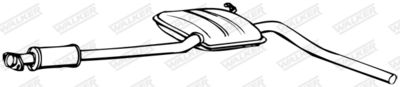 Centre Muffler WALKER 14604