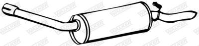 Rear Muffler WALKER 14609