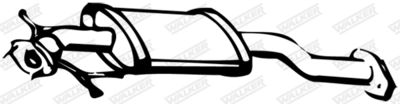 Front Muffler WALKER 14622