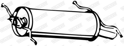 Rear Muffler WALKER 14624