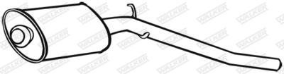 Centre Muffler WALKER 14642