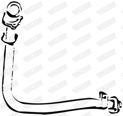 Exhaust Pipe WALKER 14673