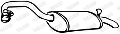 Rear Muffler WALKER 14675