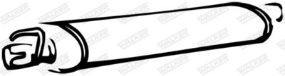 Centre Muffler WALKER 14678