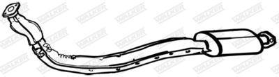 Front Muffler WALKER 14683