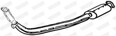 Front Muffler WALKER 14684