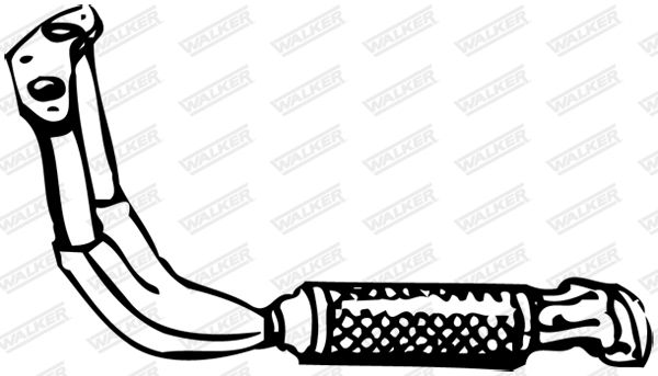 WALKER 14722 Exhaust Pipe