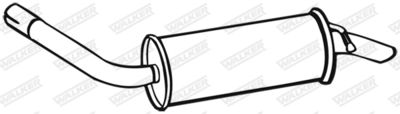 Rear Muffler WALKER 14739