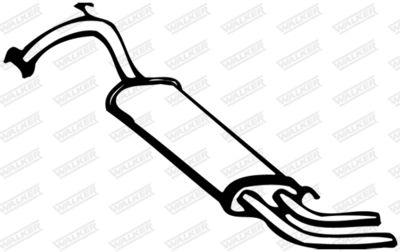 Rear Muffler WALKER 14750