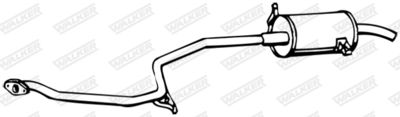 Rear Muffler WALKER 14757