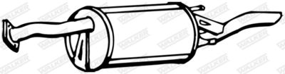 Rear Muffler WALKER 14778