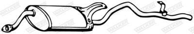 Rear Muffler WALKER 14843