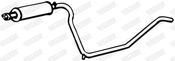 WALKER 14952 Centre Muffler