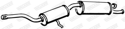 Rear Muffler WALKER 14966