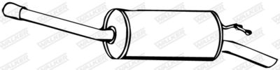 Rear Muffler WALKER 14982