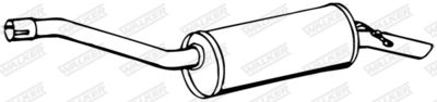 Rear Muffler WALKER 15004