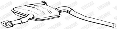Centre Muffler WALKER 15006