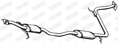 Centre Muffler WALKER 15043