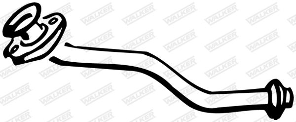 WALKER 15106 Exhaust Pipe