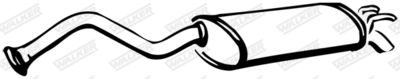 Rear Muffler WALKER 15119