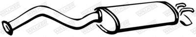 Rear Muffler WALKER 15121