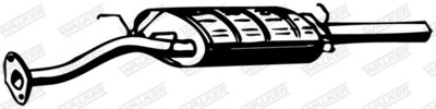 Rear Muffler WALKER 15145
