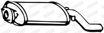 Rear Muffler WALKER 15152