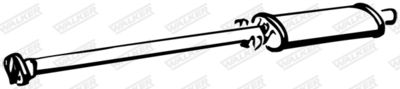 Centre Muffler WALKER 15167