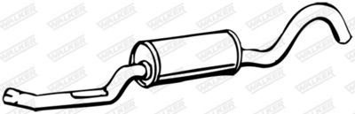 Centre Muffler WALKER 15196