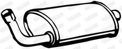Rear Muffler WALKER 15198